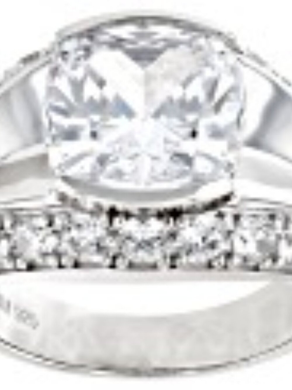 Bella Luce Rhodium Plated Ring 8.92ctw. Size 10